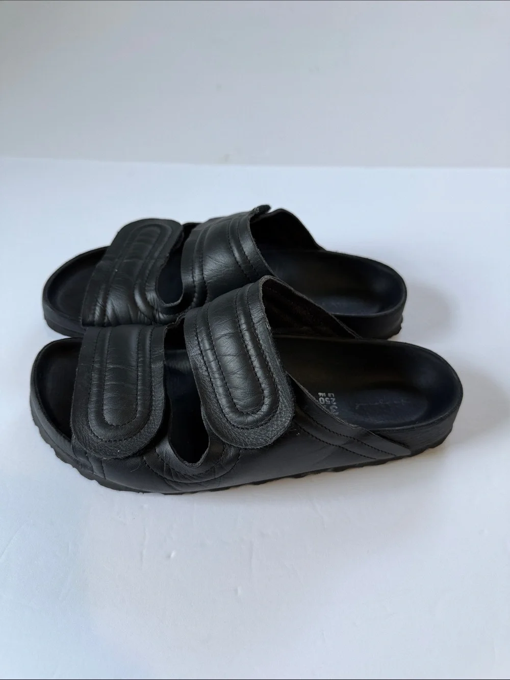 Birkenstock Black Men's Dual-Strap Slide Sandals